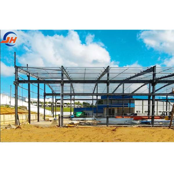 Q235/Q345B Grade Steel Frame Construction Prefabricated Warehouse with AiSi