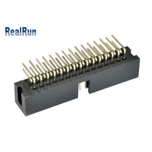 2*15P LCP PA9T Cable To Board Connector ISO9001 Brass Pcb Header Socket