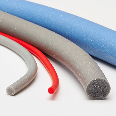 Quality Low Hardness Silicone Foam Strip , Extruded Silicone Foam Sealing Strip for sale