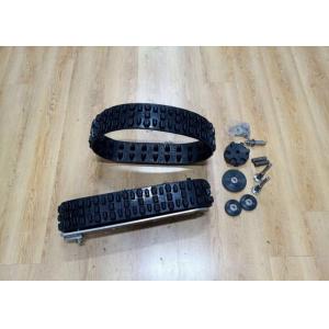 Lightweight 60mm Pitch 20 Link Robot Rubber Tracks