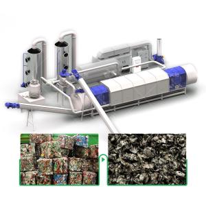 Recycling Aluminum Cans Paint Carbonization Furnace UBC Continuous Decoating