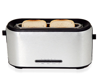 Home Appliances Stainless Steel 2 Slice Toaster Automatic Pop Up Function steel