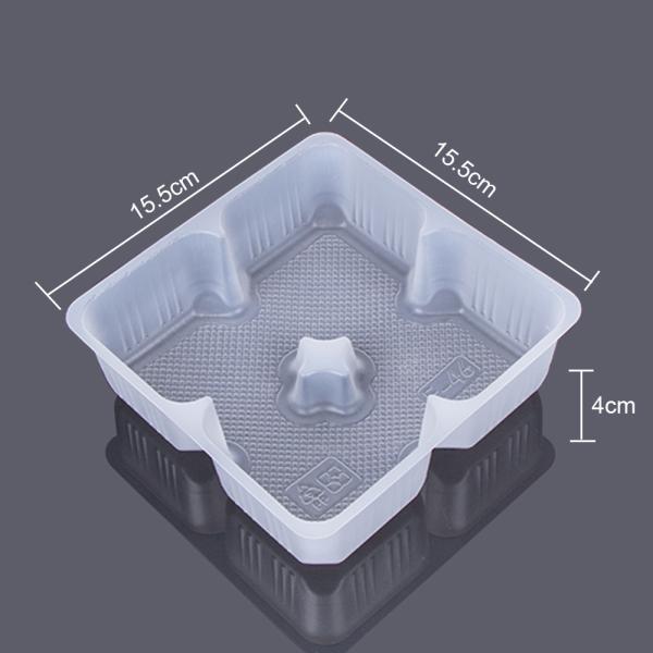 Recyclable 15.5*15.5*4cm Disposable Cookie Boxes