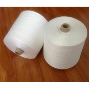 High Tenacity 50/2 Raw White 100% Polyester Spun Yarn For Sewing Thread
