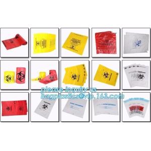 Cheap clavable 135C Biohazard Garbage Bags Medical Wast Bags for Sterilization