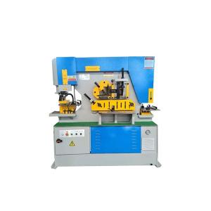 600 KN Hydraulic Ironworker Machine 16mm Thickness Hole Diameters 25mm
