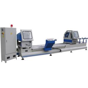 Aluminum Windows Frame Cutting Machine / CNC Double Head Mitre Saw