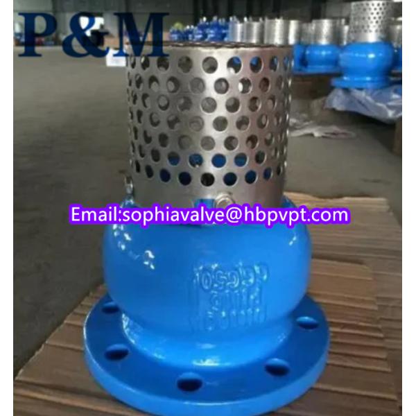 dn100 pn16 GGG50 foot valve stainless steel screen