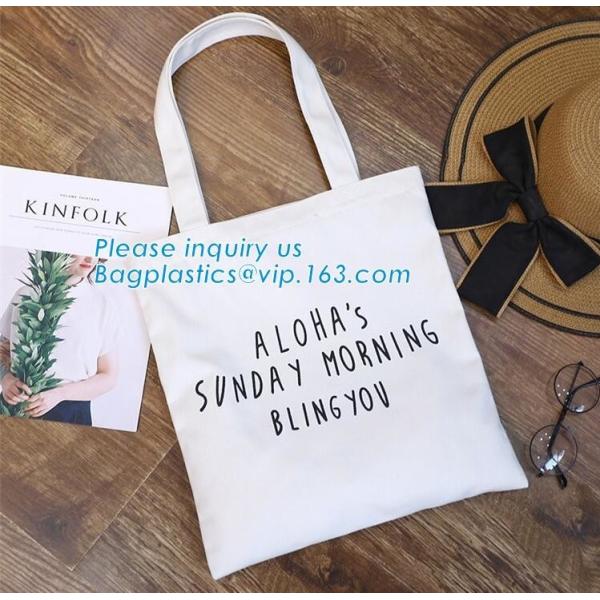 custom printed cheap natural canvas tote bag,Customize print reusable eco