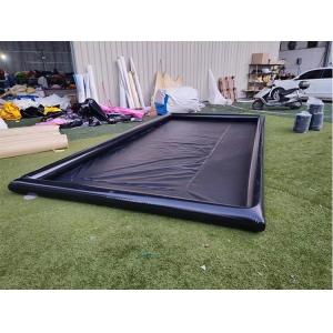 PVC Non-Slip Surface Yes And Hot Air Welding Orange Water Containment Inflatable