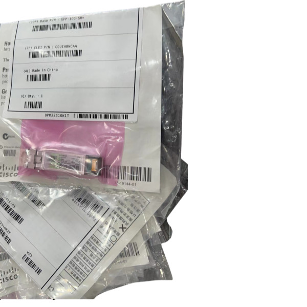 Cisco SFP+ Transceiver SFP-10G-SR 10 Gigabit Ethernet Transceiver 850nm 300M