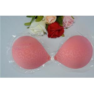 Fashion Backless Strapless push up wireless padded sticky Bra