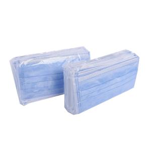 3Ply Disposable Protective Non Woven Type IIR Medical Surgical Face Mask with