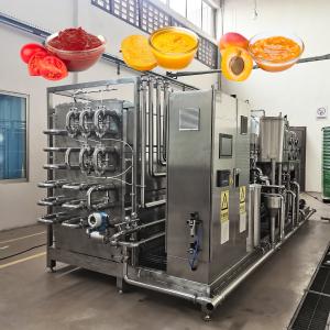 Tomato Paste Industrial Pasteurizer / Fruit Jam Processing Sterilizer Machine