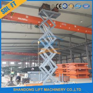 Stable And Safe Stationary Hydraulic Scissor Lift For Cargo Warehouse Scissor