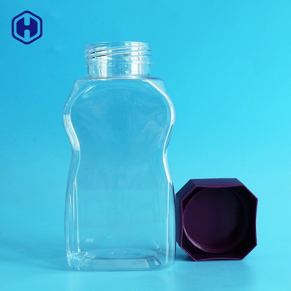 Coffee Bean Leak Proof Plastic Jar Transparent Plastic Food Jar
