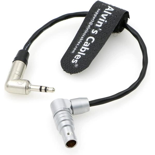 Quality Timecode Cable For Red Komodo Tentacle Sync 3.5mm TRS Right Angle To Rotatable Right Angle EXT 9 Pin Male 20CM 7.87 In for sale