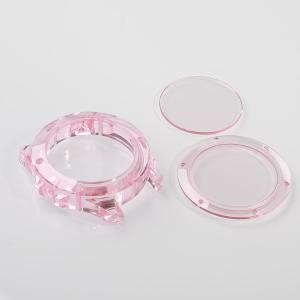 Buy cheap Pink Sapphire Crystal Watch Case, 39mm Watch Case Protective With Three Parts from wholesalers