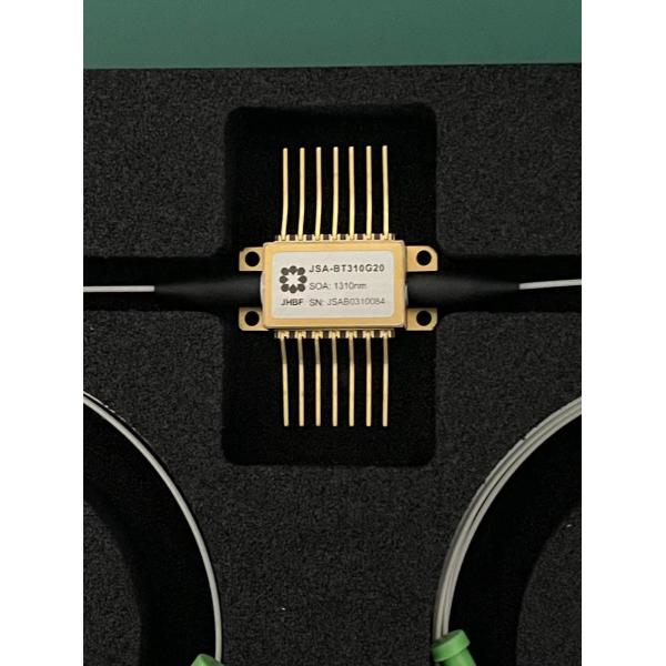 Janhoo 1550nm G=25dB high gain Polarization Maintaining Butterfly SOA Semiconduc