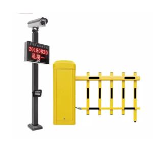Steel License Plate Recognition LPR Parking System AC 110V