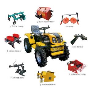 Synchronous Gasoline Tractor Agricultural Mini Tractor Multifunctional