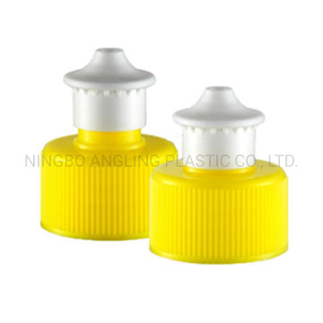 28mm 24mm Plastic Screw Push Pull Cap in Colors Suitable for Various Applications