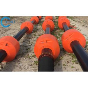 Mud Sand Dredging HDPE Pipe Floater Floating Sea Flange Connections 12inch SDR21