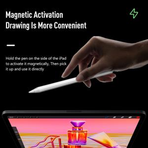 Essager 2022 Sketch White Magnetic Wireless Charging Capacitive Touch Pen for