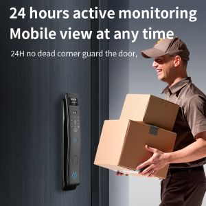 Qleung S958Max 3D Face Recognition Video Intercom Automatic Lock Fingerprint