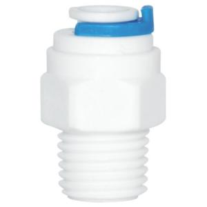 Push - In Connect Technology Plastic Tubing Quick Connect Fittings ISO9002