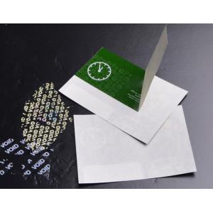 Customized warranty adhesive antifake peef off VOID sticker printing