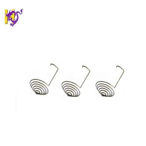 ODM Nickel Plated Conical C Metal Battery Spring Clip SS301