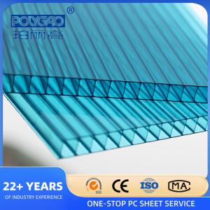 UV Extruded Polycarbonate Sheet 6mm 8mm 10mm Cellular Polycarbonate Panels