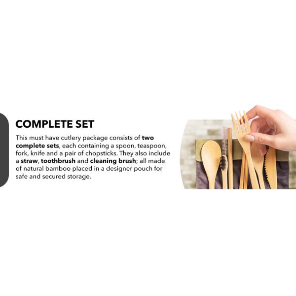 reusable utensil set silverware utensil carrying wood sustainable lunch vegan tools cultery set