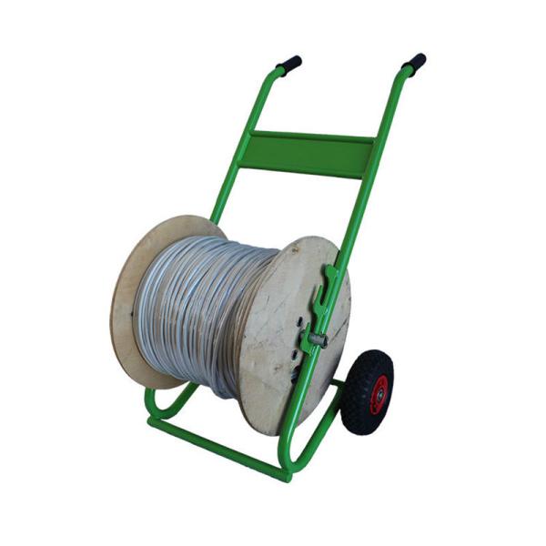 Lightweight and Transportable Foldable Cable Reel Cable Drum Stand Trolley