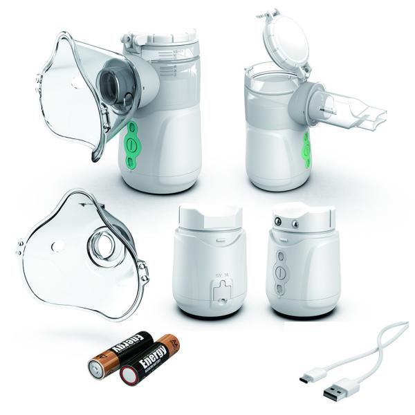Quality Cough Cold Pediatric Portable Nebulizer With Vibrating Mask Portable Nozzle for sale