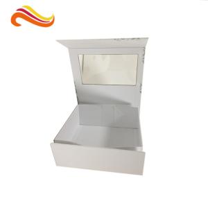 Magnetic Electronics Packaging Headphone Boxes , Hidden Hanger Color Paper