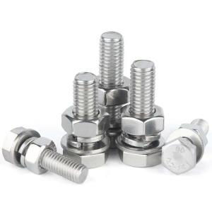 12mm Thread Length Silver Polished Hex Head Bolts for Heavy-Duty Applications