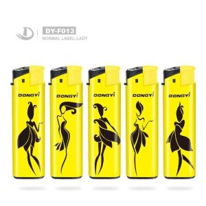 Dy-F013 Dongyi Electronic Lighters with Special Design Refillable 8.1*2.3*1.04CM