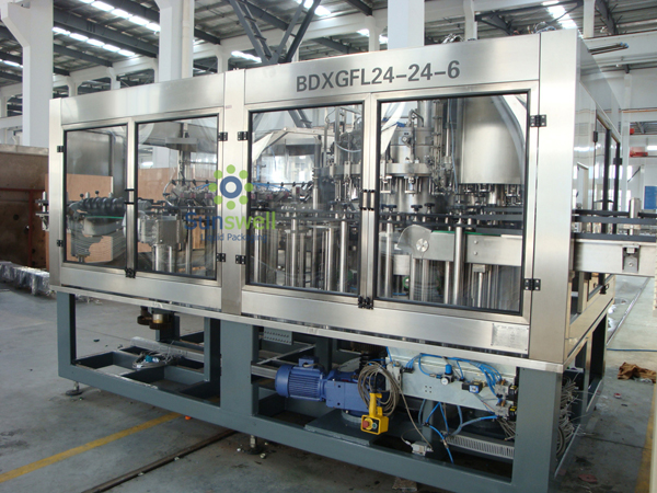Glass Bottle carbonated beverage filling machine bottling equipment 5,000BPH (500ml)