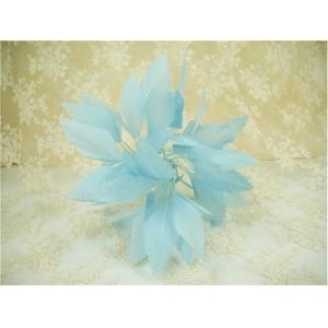 Exquisite Craftsmanship Goose Feather Flower Mount with Wire Accessory