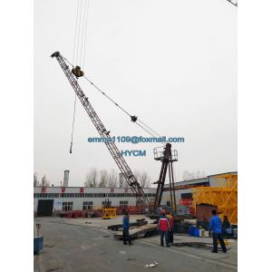 Mini QD1515 Roof Derrick Crane 15m Jib 3 Tons Max.Load For 60m Building Height