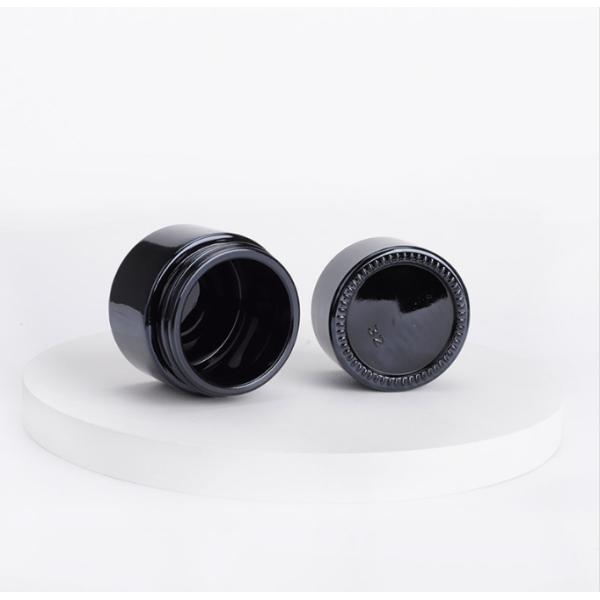 20g 30g 50g Black Eye Cream Jar With Lid Cosmetic Package Container Glass Cream Jar