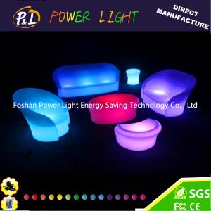 Lounge Furniture Illuminated LED sofa with remote controller