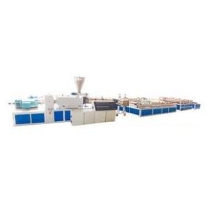 Twin Screw Plastic Extrusion Machine , WPC Foam Board Machine
