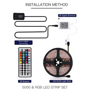 DC 12V Smart LED Strip Lights 5050 Waterproof Remote Control