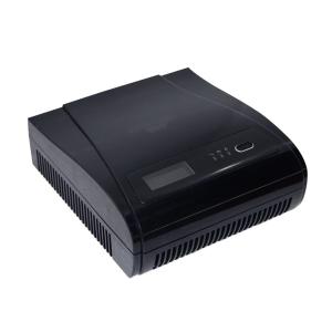 Black Solar Power System Inverter , 12VDC / 24VDC Solar Panel Battery Inverter