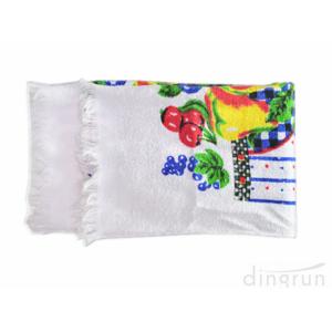 Customized Colorful Kitchen Tea Towels / Luxury Tea Towels Low Cadmium