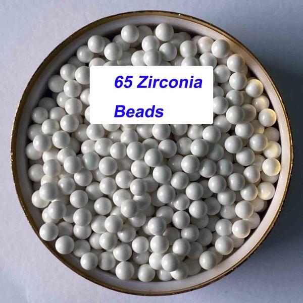 Silicate Beads 65 Zirconia Grinding Media 1.2 - 1.4mm 1.4 - 1.6mm For Paint
