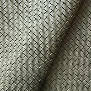 140cm Width Soft Woven PVC Fake Leather Hydrolysis Resistant Check Pattern